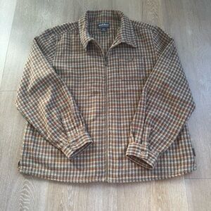 Woolrich Vintage Brown Plaid Jacket